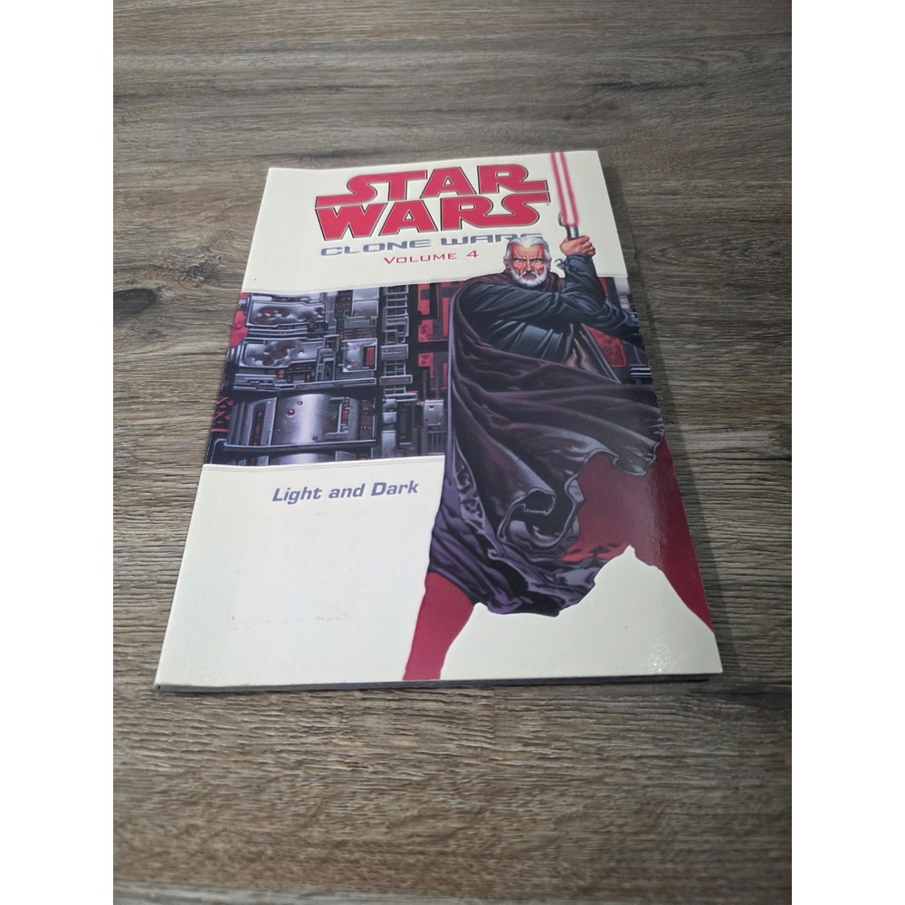 STAR WARS CLONE WARS Vol 4 Light and Dark TPB Dooku Dark Horse 2004 1st Edition